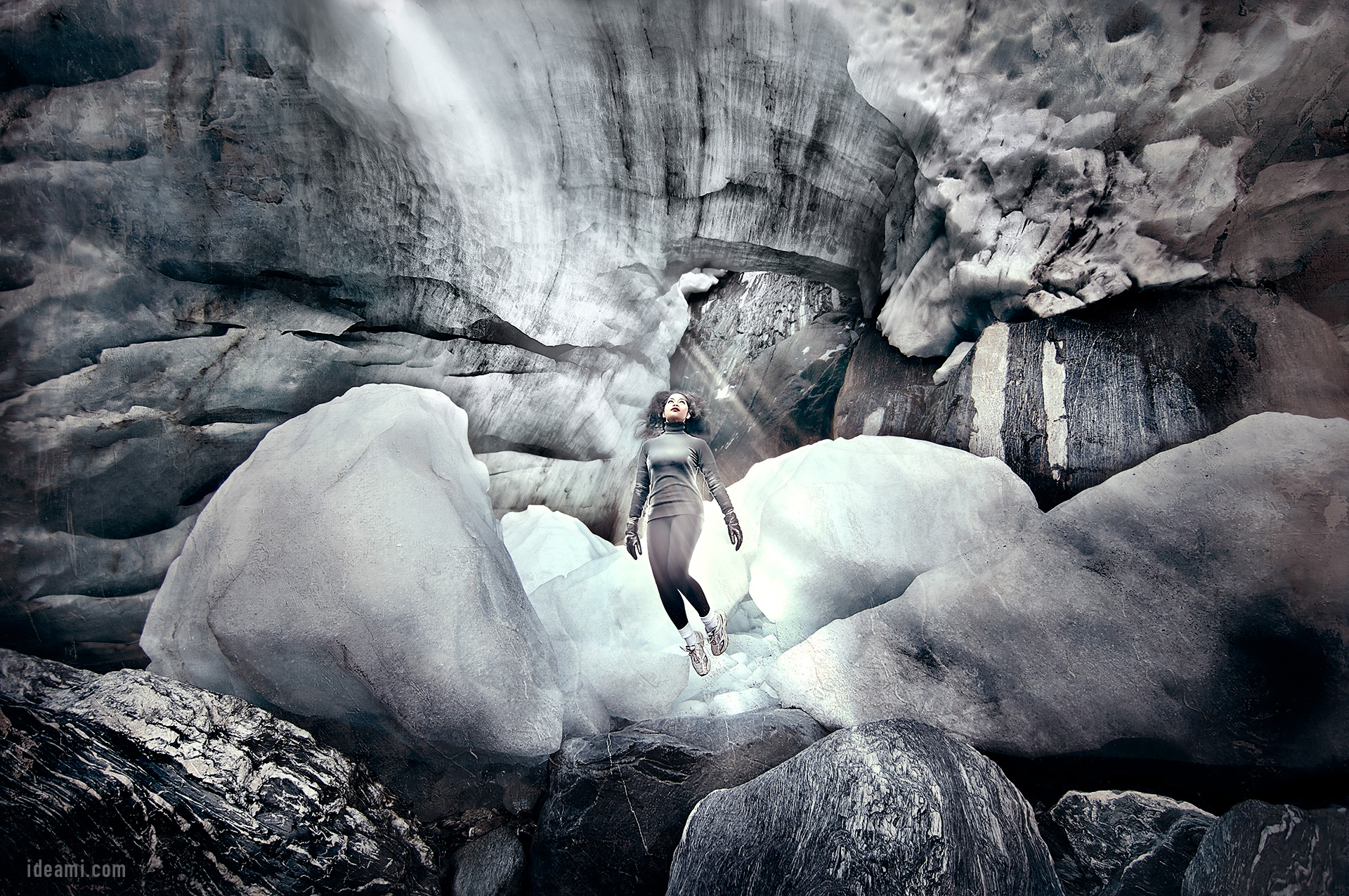 The Ice Series At Franz Joseph Glacier In New Zealand