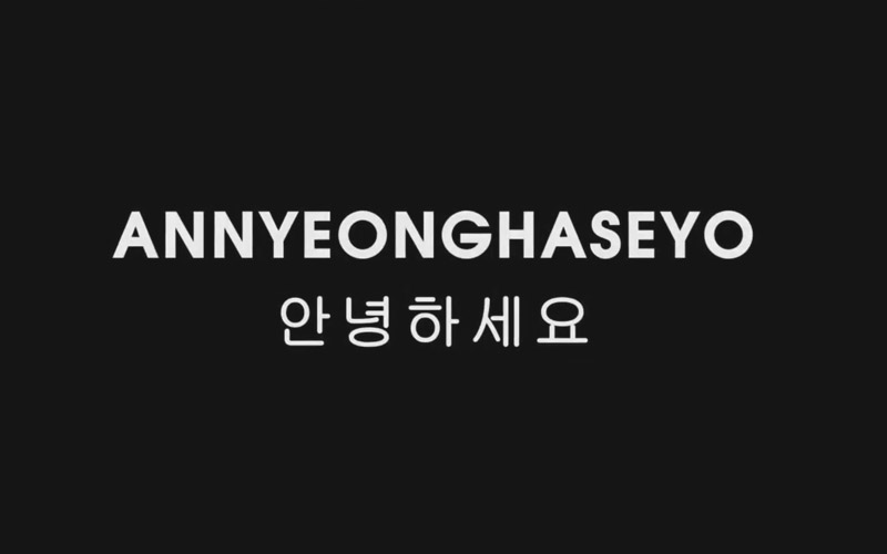 Annyeonghaseyo